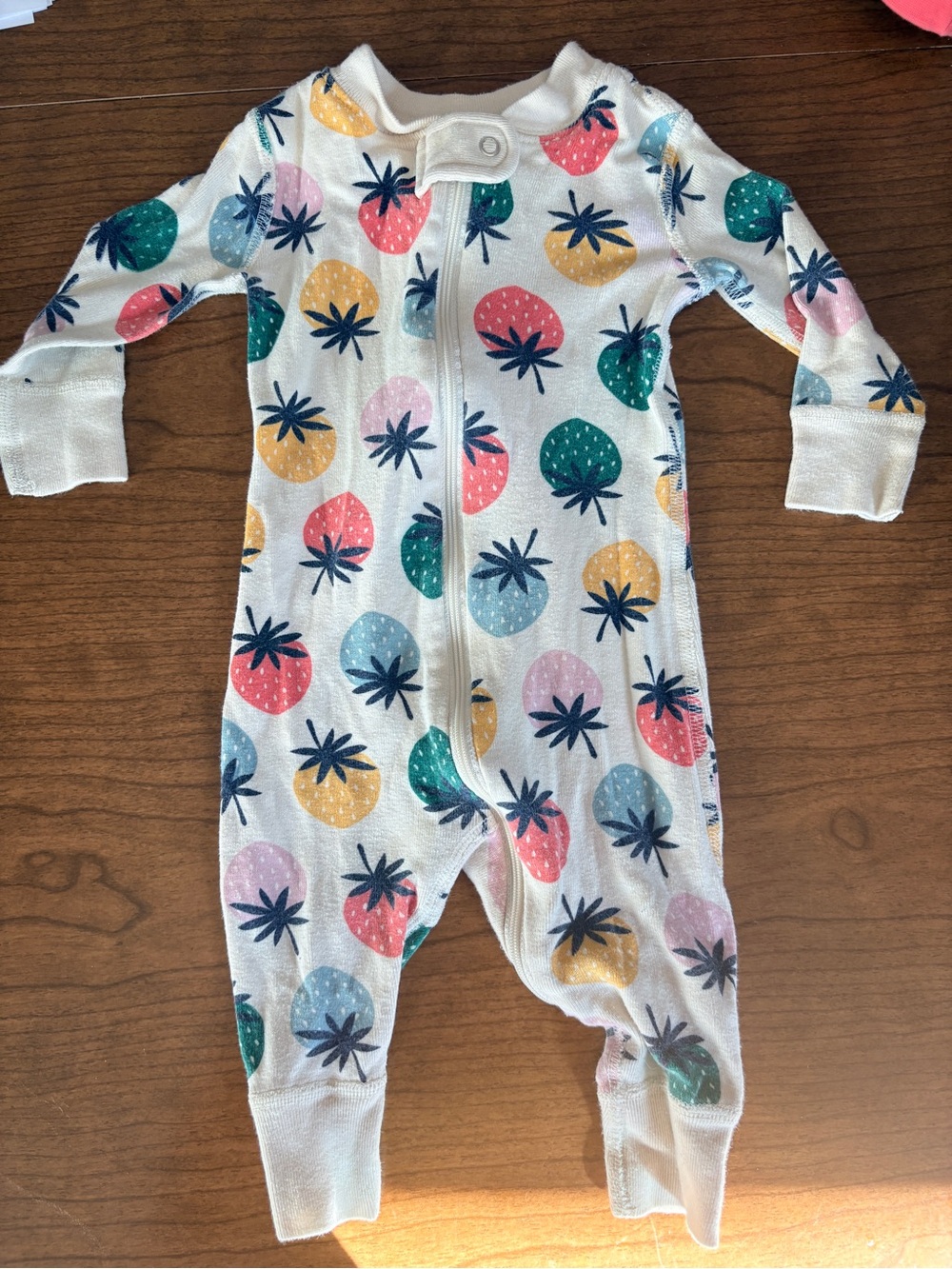 Hanna Andersson double zipper organic cotton One-Piece Pajamas